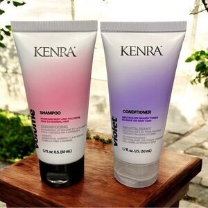 Kenra Volume Shampoo & Violet Conditioner Set Travel Size NEW / SEALED